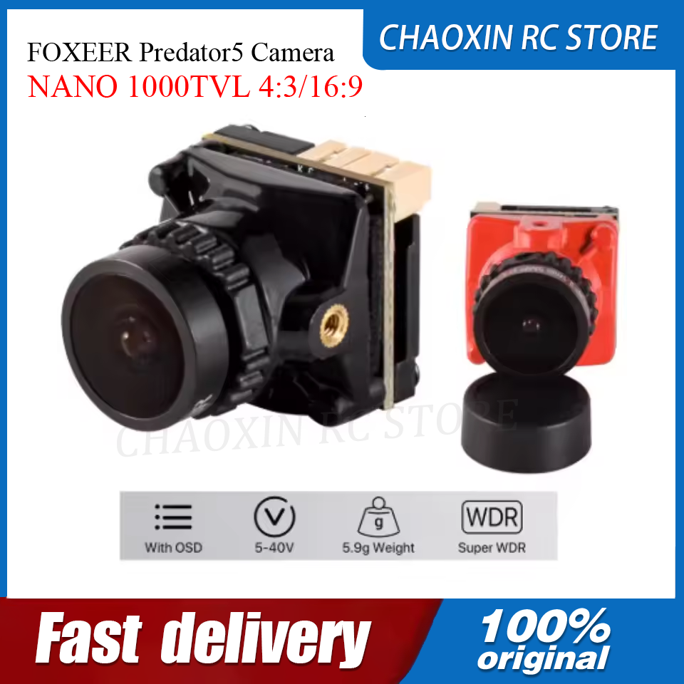 Fpv Drone Camera - FOXEER Predator5 Fotocamera NANO 1000TVL 4:3/16:9