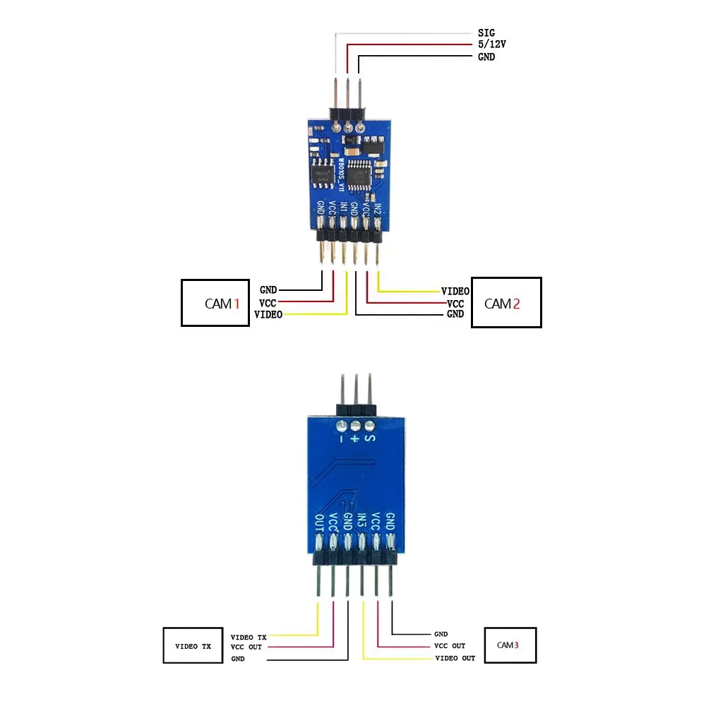 Modulo Switcher Video a 3 Cana - Fpv Drone Motor recensione e prezzo