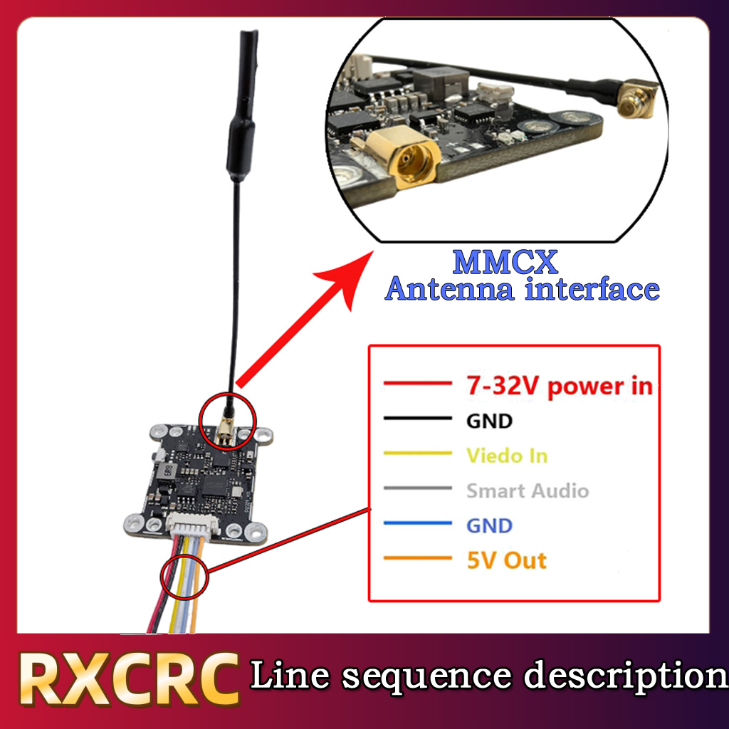 Modulo RXCRC 5.8G 48CH 1.6W VT - Fpv Drone Transmitter recensione e prezzo