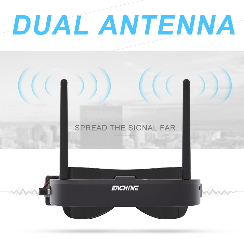 Eachine EV100 720*540 5.8G 72C - Fpv Drone Goggles recensione e prezzo